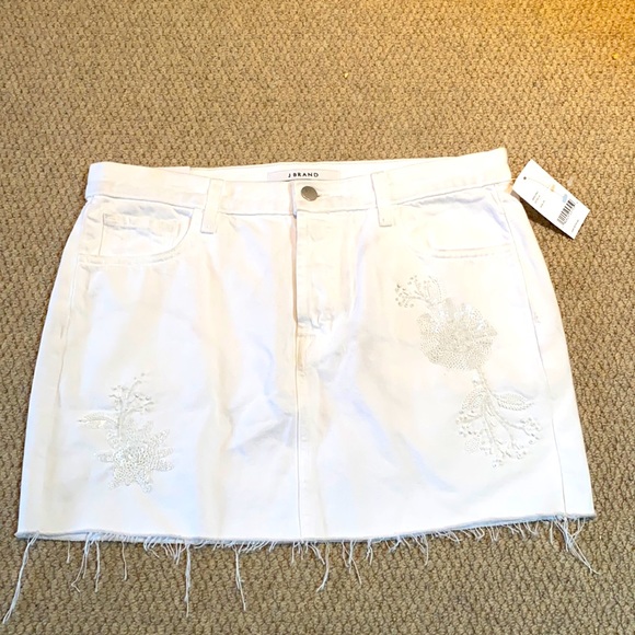 J Brand white denim mini - Picture 1 of 12
